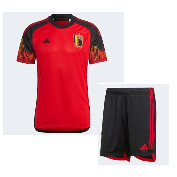 Trikot Belgien Heim Kinder 2022-23